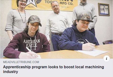 Tribune Pic- Apprenticeship